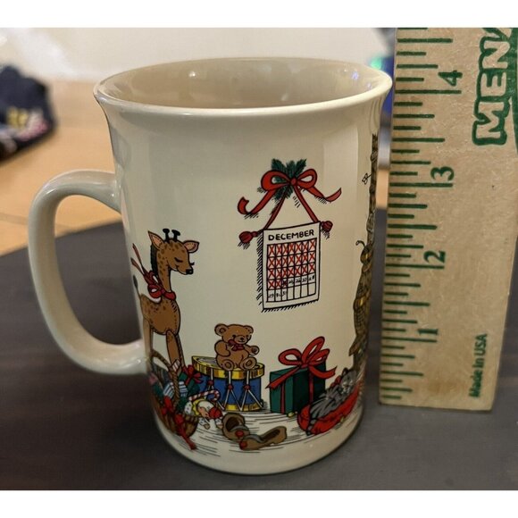 Kris Kringle Coffee Mug Old Santa Claus Christmas 1991 Vintage - Picture 5 of 5